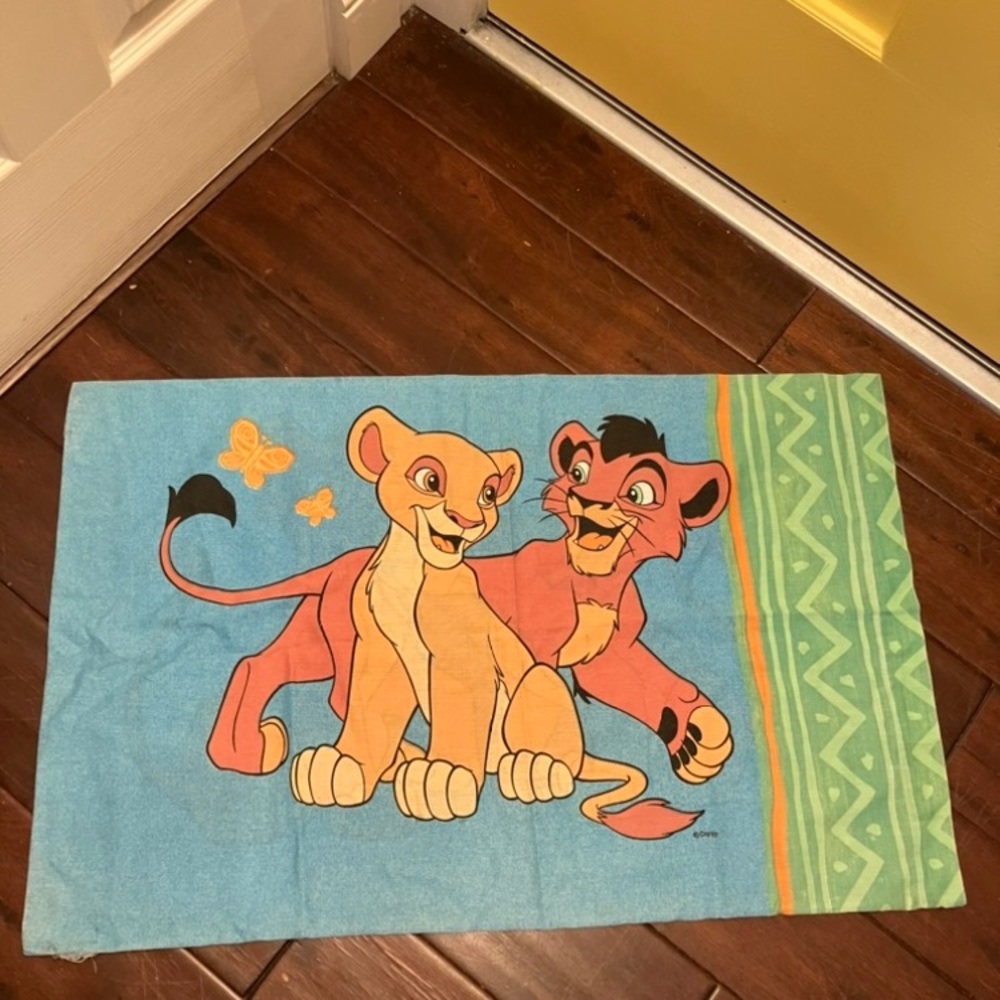 Vintage the Lion King II pillowcase